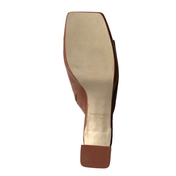 STEVE MADDEN DEDICATE Women's Block Heels Platforms Mules Sandals Blush Size 9.5 - Picture 6 of 7